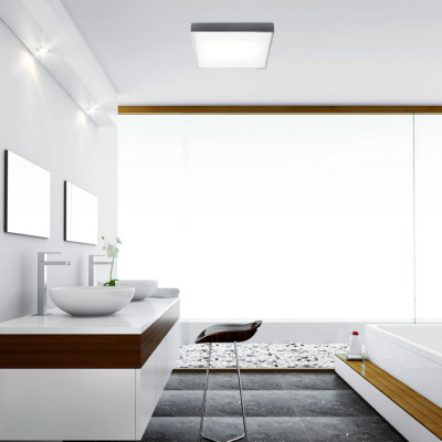 Eclairages étanches pour les salles de bains